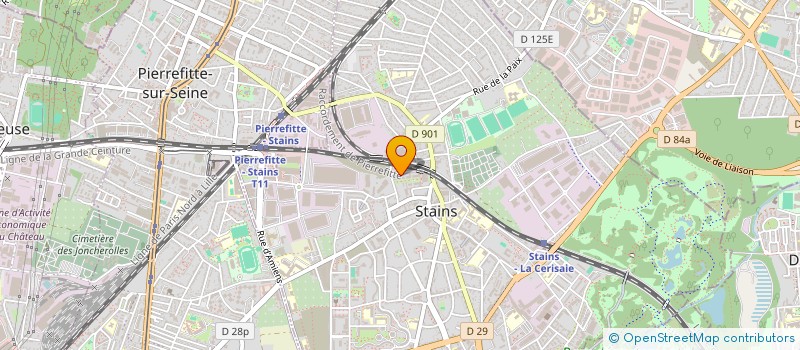 localisation de l'entreprise MADAME MOINOUROU HASSANI à STAINS