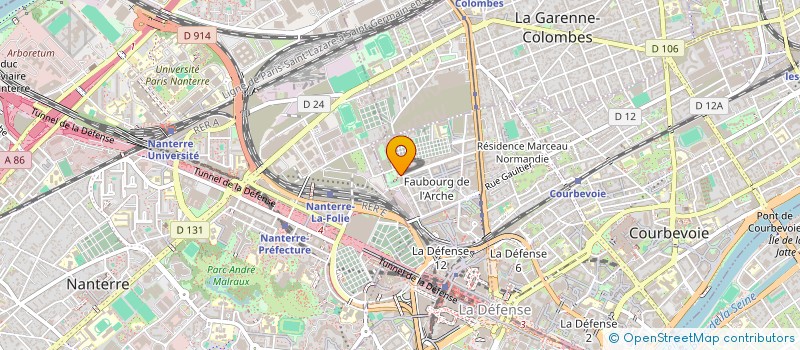 localisation de l'entreprise MADAME MOIRA CARIOT à COURBEVOIE