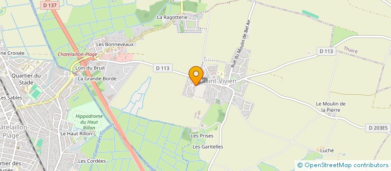 localisation de l'entreprise MADAME MOISETTE BROUSSARD  SAINT-VIVIEN