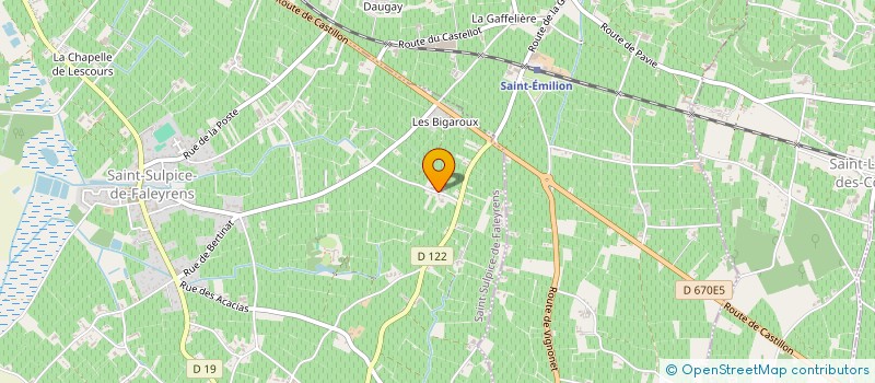 localisation de l'entreprise MADAME MOISETTE VALLADE  SAINT-SULPICE-DE-FALEYRENS