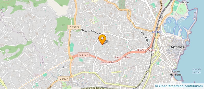 localisation de l'entreprise MADAME MOJGAN MADJID-ZADEH à ANTIBES