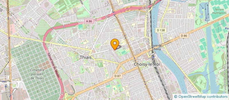 localisation de l'entreprise MADAME MOJOKO TITA FOMBANG ANNETTE  CHOISY-LE-ROI