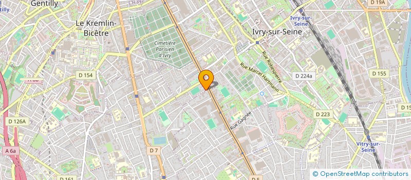 localisation de l'entreprise MADAME MOKHTARIA GHALEM  IVRY-SUR-SEINE