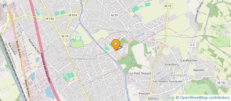 localisation de l'entreprise MADAME MOKHTARIA HANINI  FONBEAUZARD