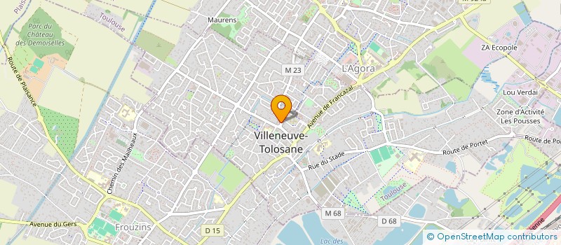 localisation de l'entreprise MADAME MOKHTARIA RAI à VILLENEUVE-TOLOSANE