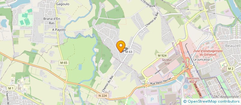 localisation de l'entreprise MADAME MOKTARIA AMARI  BEAUZELLE