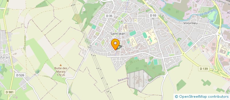 localisation de l'entreprise MADAME MOKTARIA HADJ-KADDOUR  BEAUVAIS