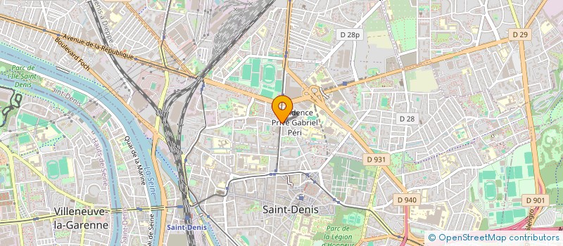 localisation de l'entreprise MADAME MOLKA GHARBI  SAINT-DENIS