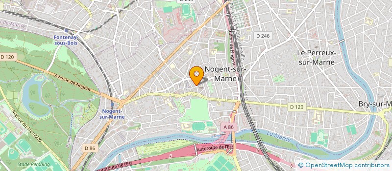 localisation de l'entreprise MADAME MOLLY GUTIERREZ  NOGENT-SUR-MARNE