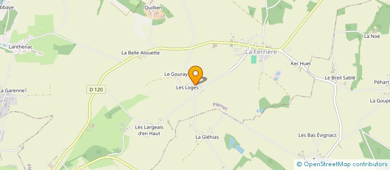 localisation de l'entreprise MADAME MOLLY WOOD  PLEMET