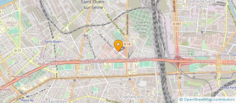 localisation de l'entreprise MADAME MONA ABDELLATIF à SAINT-OUEN-SUR-SEINE