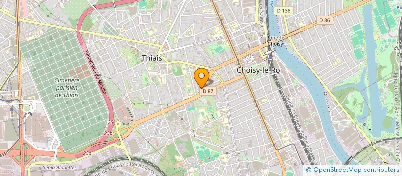 localisation de l'entreprise MADAME MONA AMOR  THIAIS