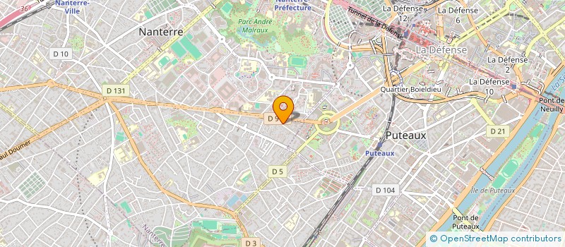 localisation de l'entreprise MADAME MONA ANWAR  NANTERRE