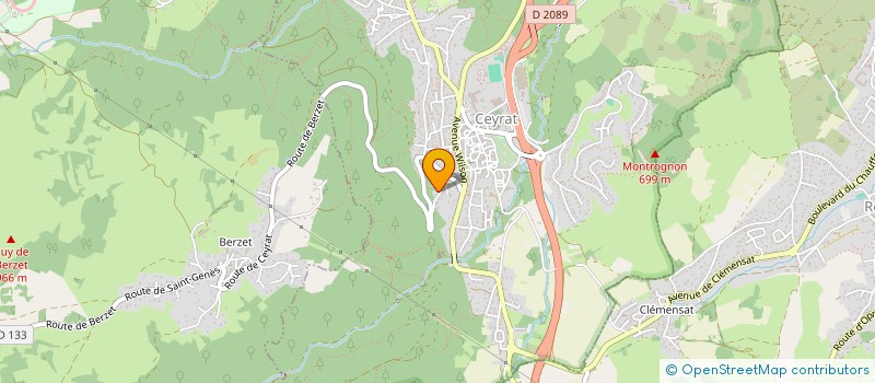 localisation de l'entreprise MADAME MONA AYADI  CEYRAT