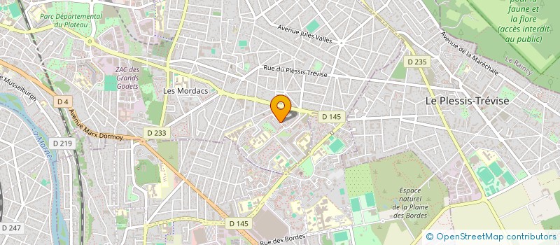 localisation de l'entreprise MADAME MONA BAKLOUTI à CHAMPIGNY-SUR-MARNE