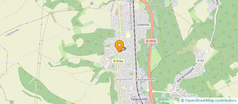 localisation de l'entreprise MADAME MONA BOUKACEM  LAIGNEVILLE