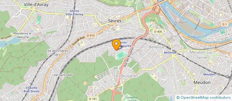 localisation de l'entreprise MADAME MONA BRAATHEN à SEVRES