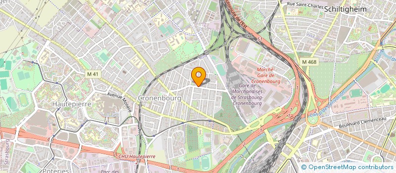 localisation de l'entreprise MADAME MONA ELGHANNOUCHI à STRASBOURG