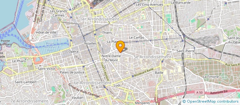 localisation de l'entreprise MADAME MONA FABIANI à MARSEILLE
