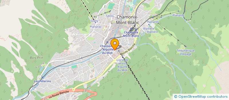 localisation de l'entreprise MADAME MONA FETOUH  CHAMONIX-MONT-BLANC