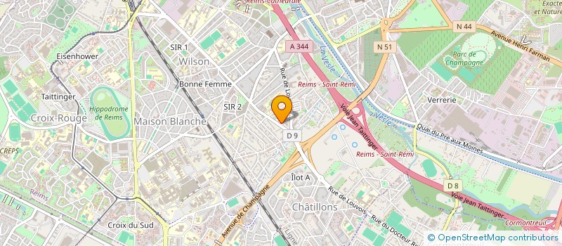 localisation de l'entreprise MADAME MONA GHAMRAOUI  REIMS
