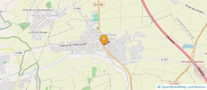 localisation de l'entreprise MADAME MONA HOARAU PRUVOST  SAINT-BONNET-PRES-RIOM