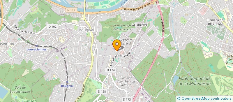 localisation de l'entreprise MADAME MONA JAFARIAN  LA CELLE-SAINT-CLOUD