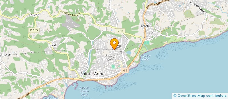 localisation de l'entreprise MADAME MONA LANOIX à SAINTE-ANNE