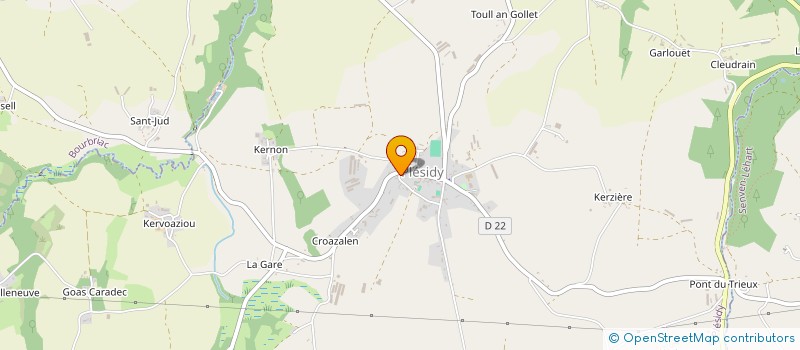 localisation de l'entreprise MADAME MONA LE PENNEC  PLESIDY