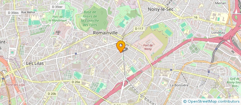 localisation de l'entreprise MADAME MONA LEBRASSEUR à ROMAINVILLE