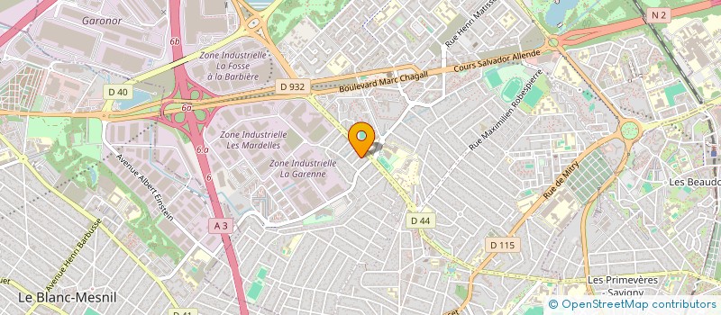 localisation de l'entreprise MADAME MONA LUNGU à AULNAY-SOUS-BOIS