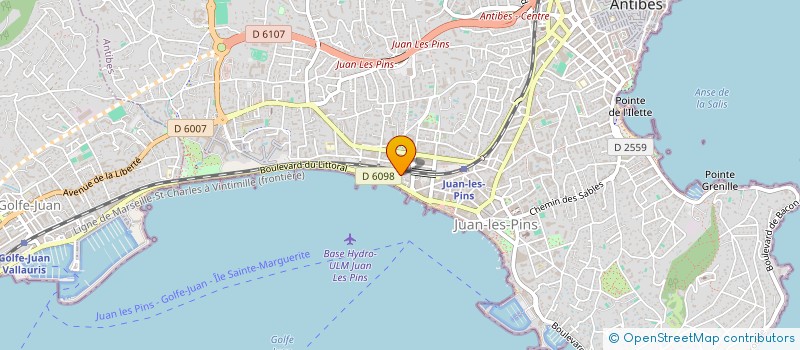 localisation de l'entreprise MADAME MONA MOUSSALLI à ANTIBES