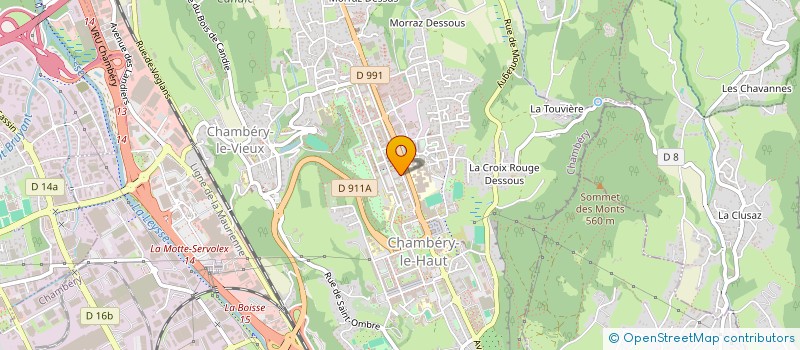 localisation de l'entreprise MADAME MONA MUSHTAQ  CHAMBERY