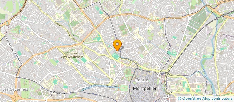 localisation de l'entreprise MADAME MONA PELORSON à MONTPELLIER