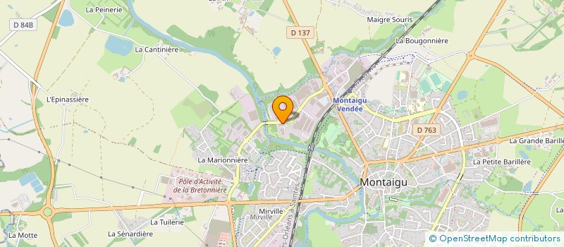 localisation de l'entreprise MADAME MONA RIBUOT à MONTAIGU-VENDEE