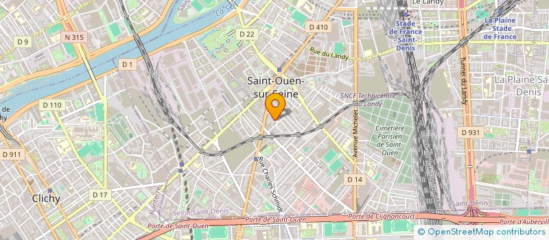 localisation de l'entreprise MADAME MONA SAIDJ à SAINT-OUEN-SUR-SEINE