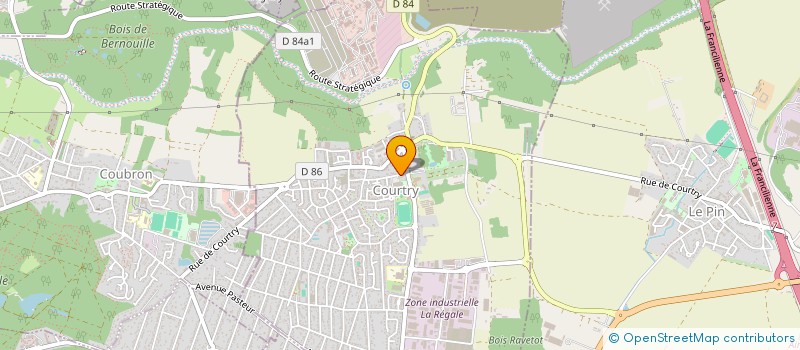 localisation de l'entreprise MADAME MONCEF BOUAZIZ  COURTRY