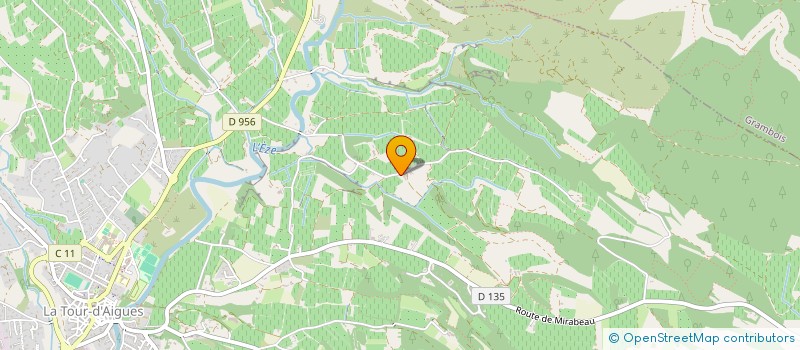 localisation de l'entreprise MADAME MONGANA GOUNGAYE WANFIYO  LA TOUR-D'AIGUES