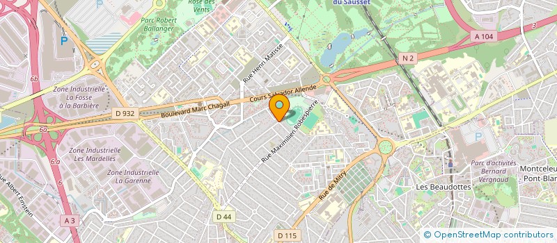 localisation de l'entreprise MADAME MONIA AIBECHE à AULNAY-SOUS-BOIS