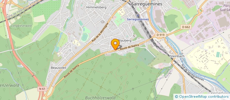 localisation de l'entreprise MADAME MONIA AMARI à SARREGUEMINES