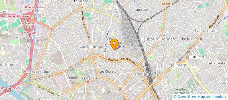 localisation de l'entreprise MADAME MONIA BAKAS à TOULOUSE