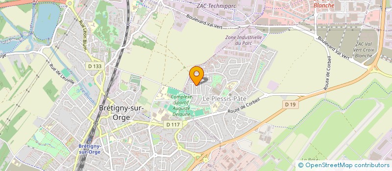 localisation de l'entreprise MADAME MONIA BEN GUIRAT  LE PLESSIS-PATE