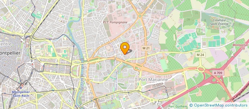 localisation de l'entreprise MADAME MONIA BENTANOUTE à MONTPELLIER