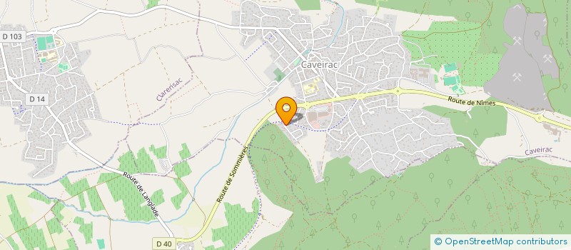 localisation de l'entreprise MADAME MONIA BILEKTAR  CLARENSAC