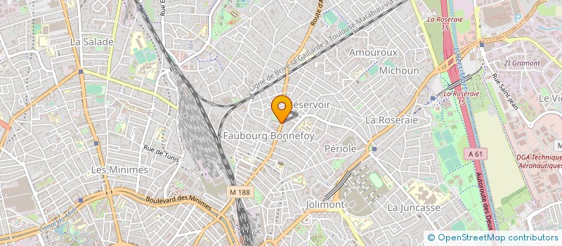 localisation de l'entreprise MADAME MONIA BOUGHEZALA à TOULOUSE