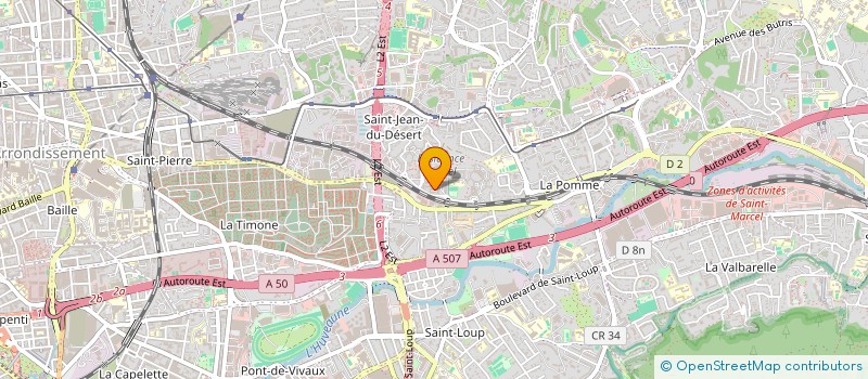 localisation de l'entreprise MADAME MONIA BOUZAKHER  MARSEILLE