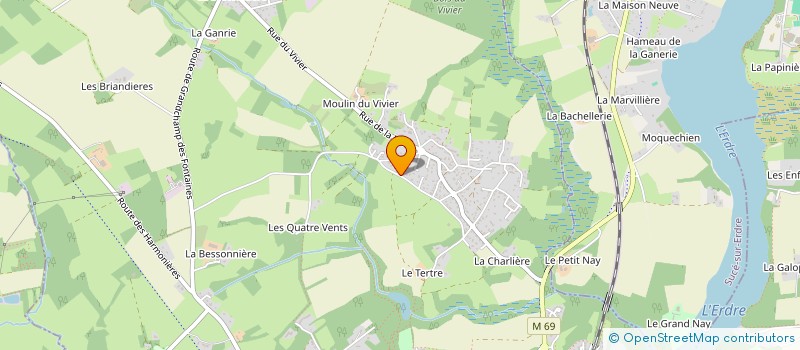 localisation de l'entreprise MADAME MONIA DAOUD  LA CHAPELLE-SUR-ERDRE