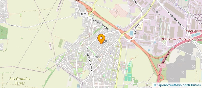 localisation de l'entreprise MADAME MONIA EL NAGHMOUCHI à CORBAS