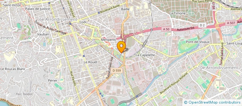 localisation de l'entreprise MADAME MONIA GAOUA à MARSEILLE 10EME