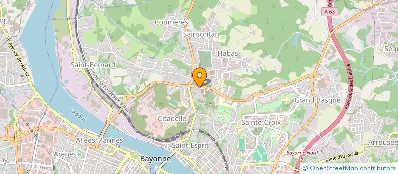 localisation de l'entreprise MADAME MONIA GIMBERT  BAYONNE